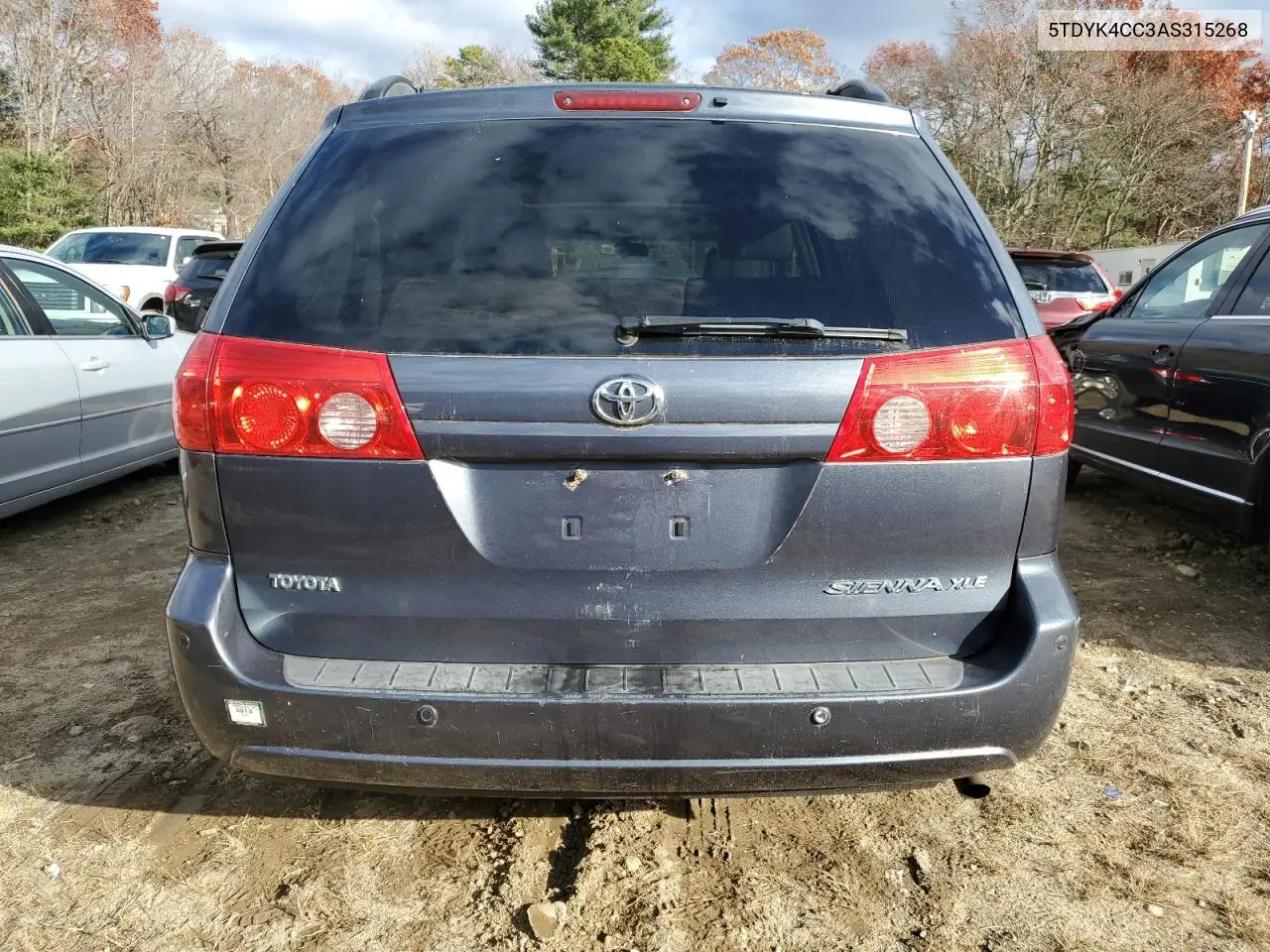 5TDYK4CC3AS315268 2010 Toyota Sienna Xle