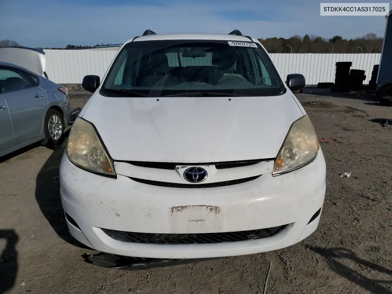 5TDKK4CC1AS317025 2010 Toyota Sienna Ce