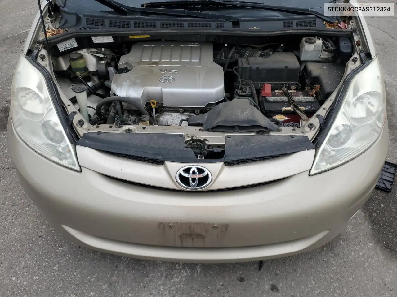 5TDKK4CC8AS312324 2010 Toyota Sienna Ce