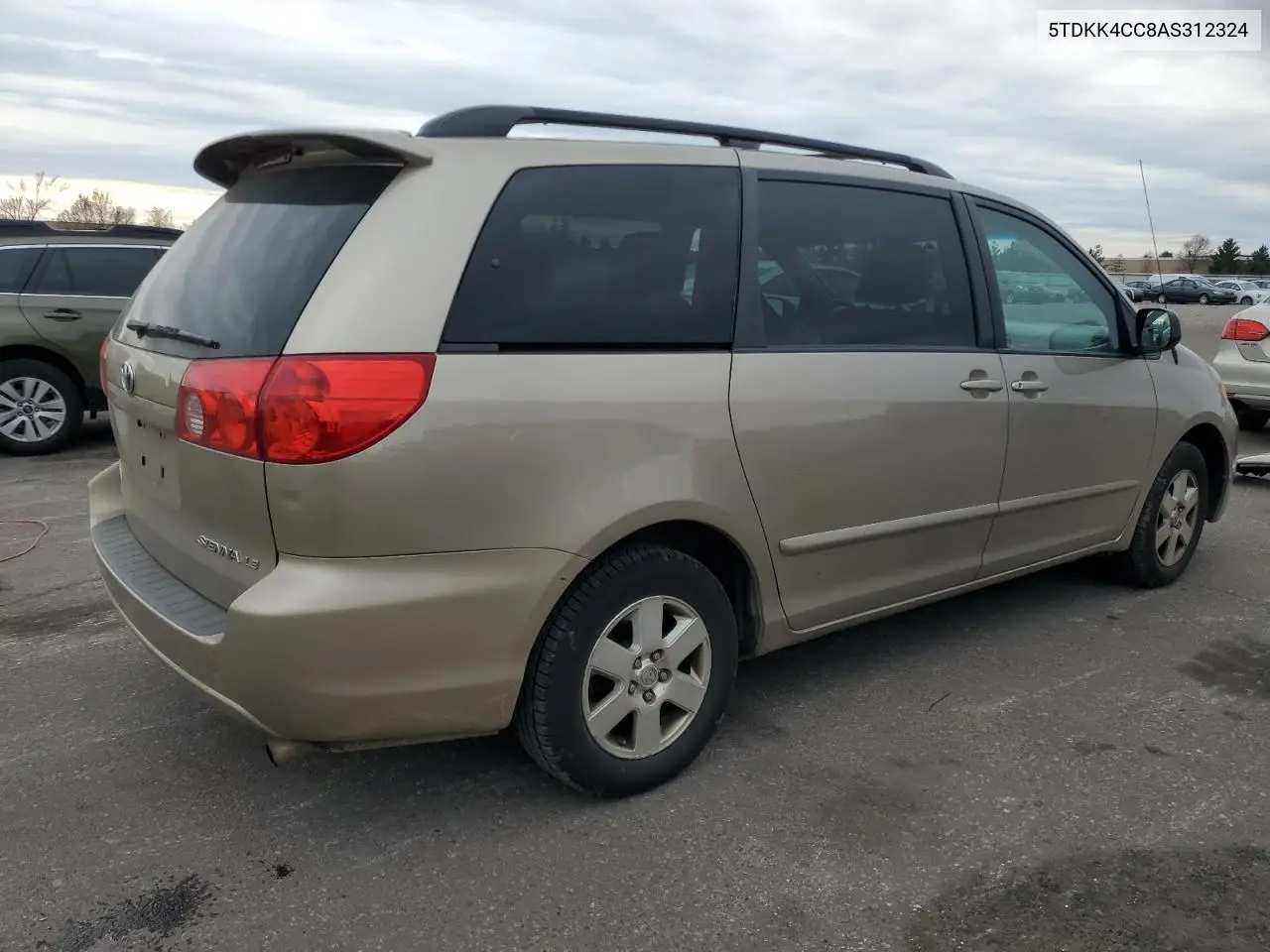 5TDKK4CC8AS312324 2010 Toyota Sienna Ce