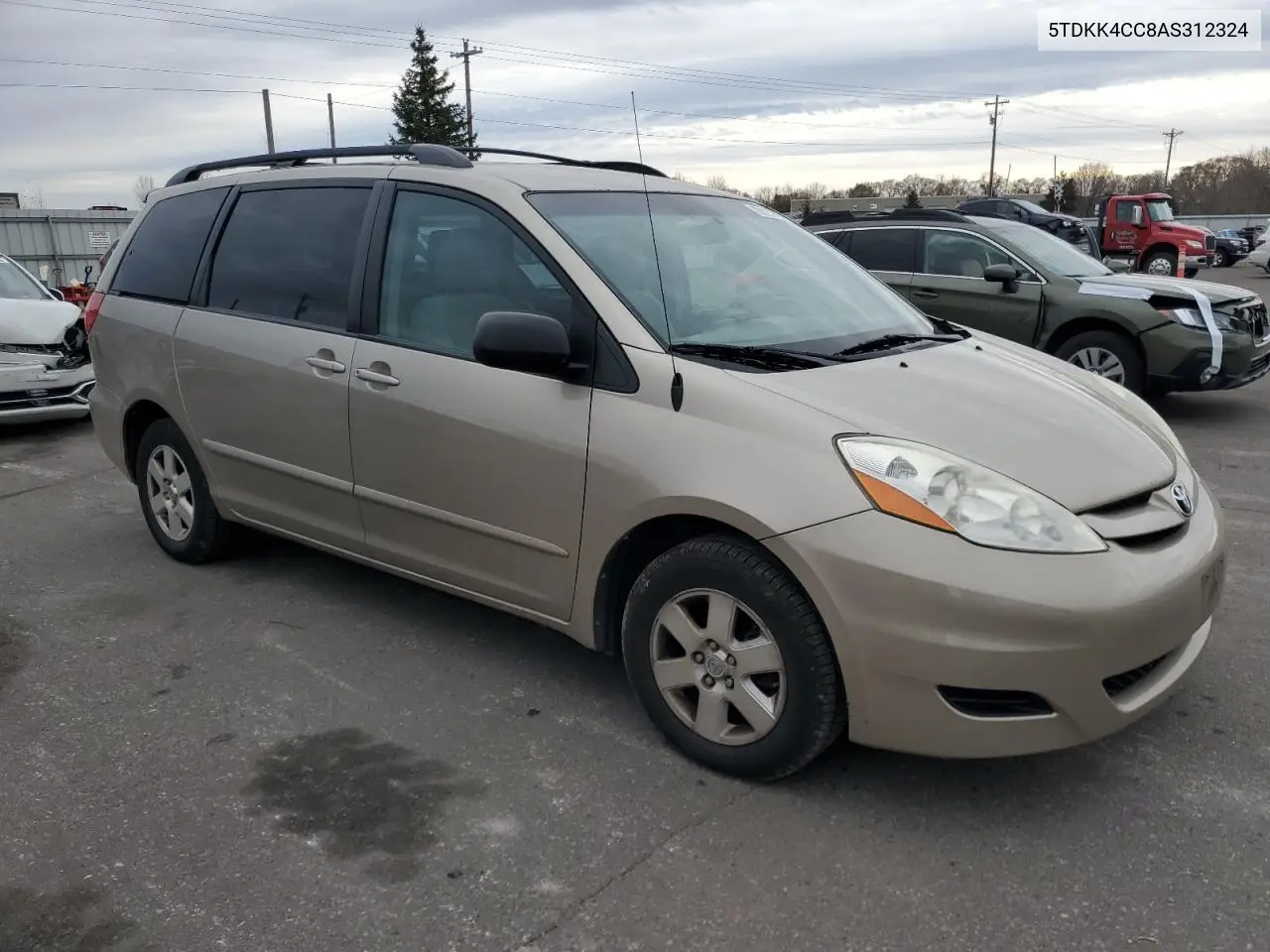 5TDKK4CC8AS312324 2010 Toyota Sienna Ce