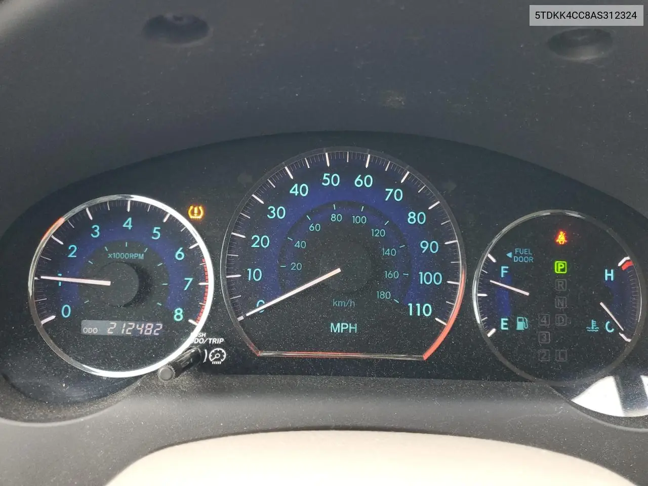 5TDKK4CC8AS312324 2010 Toyota Sienna Ce