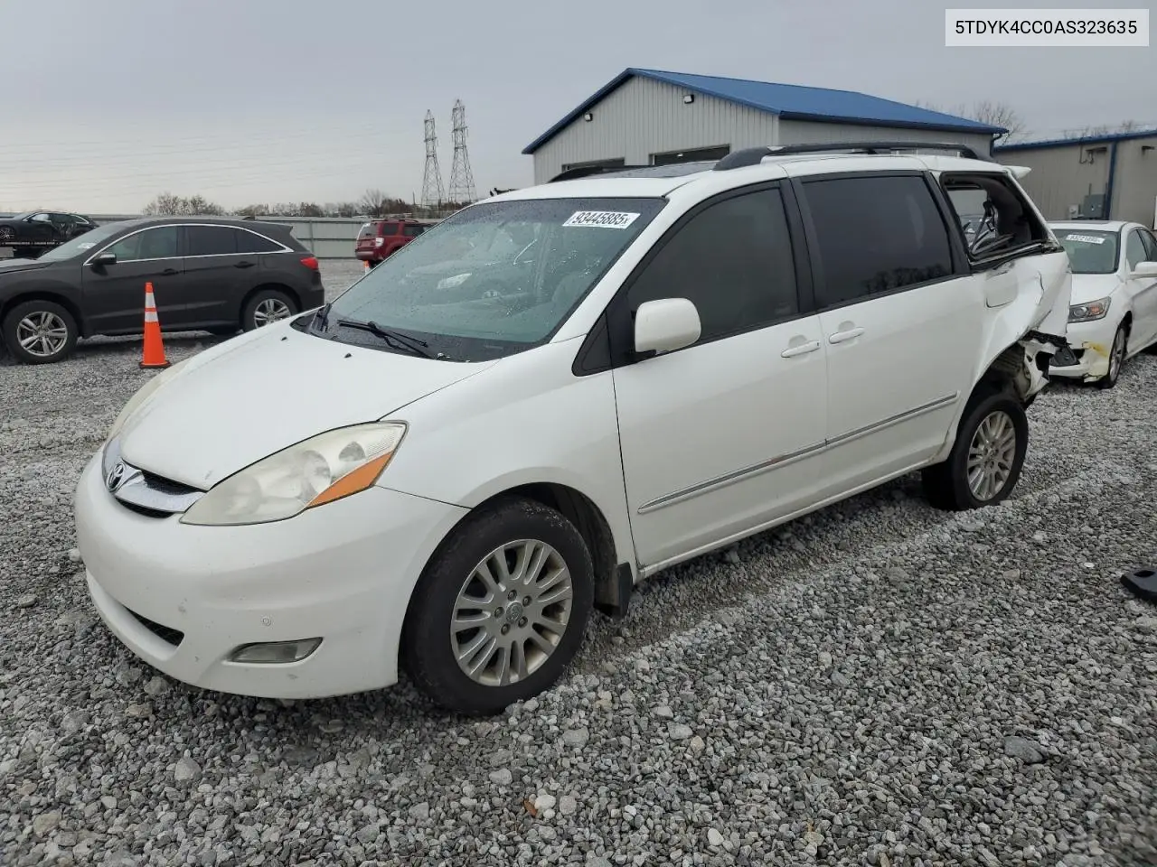 5TDYK4CC0AS323635 2010 Toyota Sienna Xle
