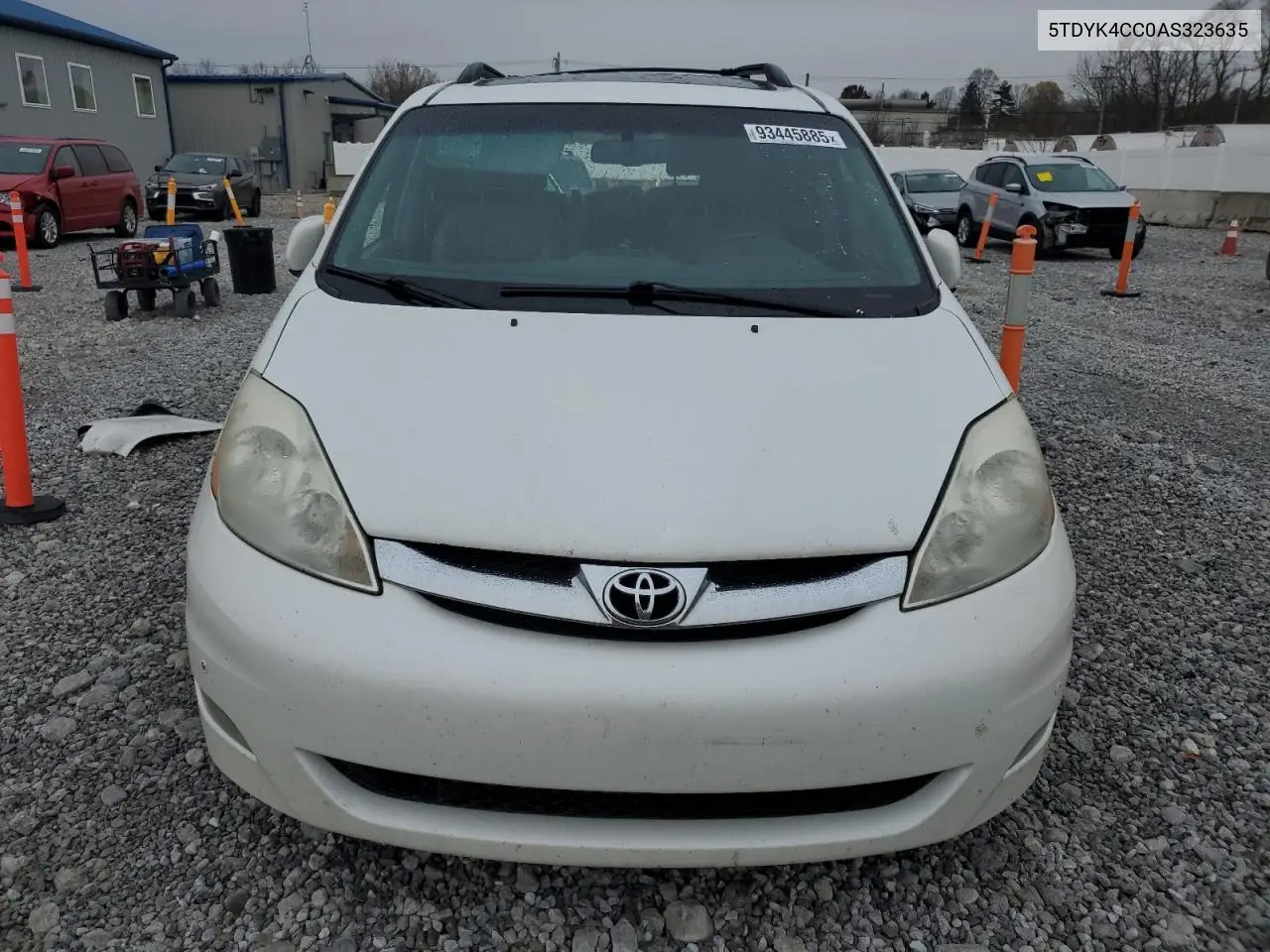5TDYK4CC0AS323635 2010 Toyota Sienna Xle