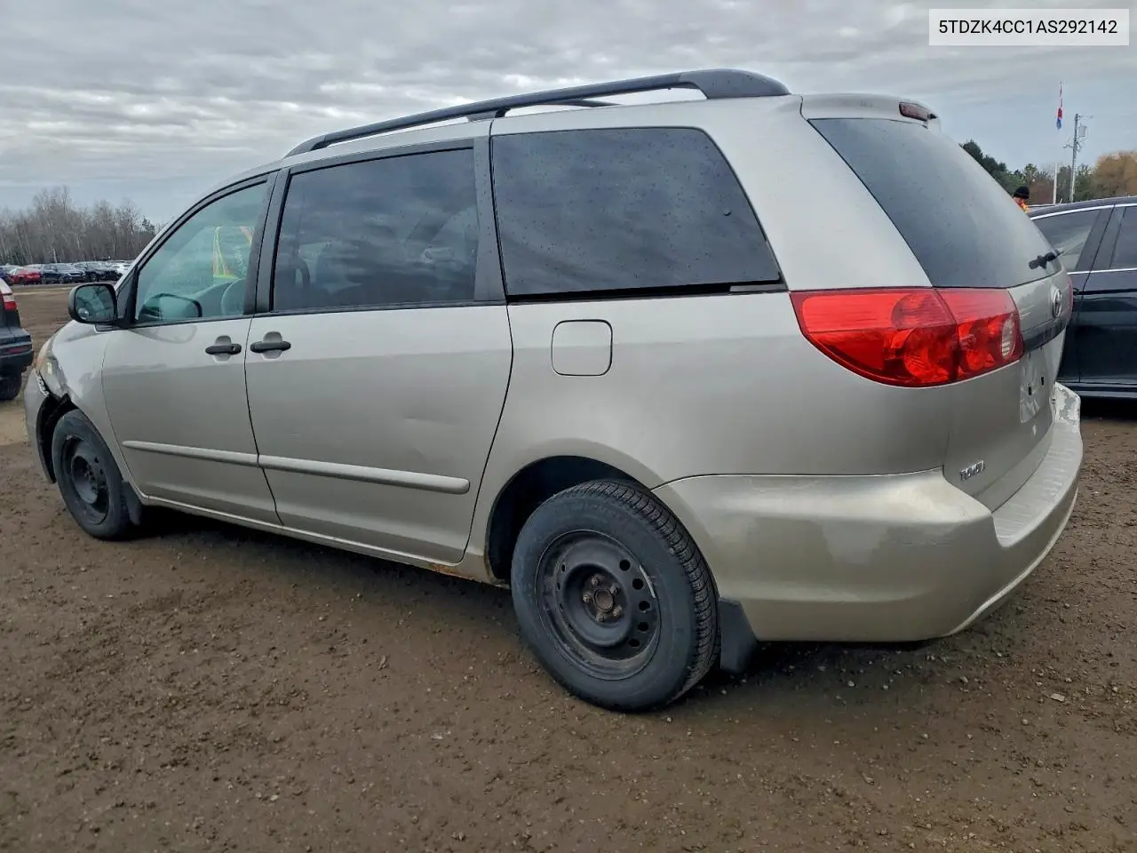 5TDZK4CC1AS292142 2010 Toyota Sienna Ce