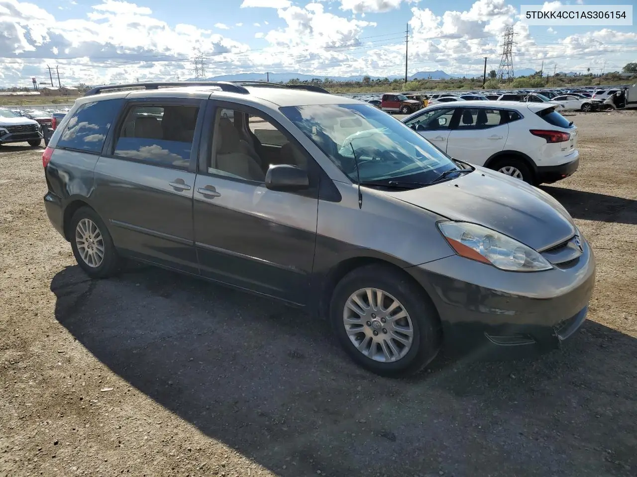 5TDKK4CC1AS306154 2010 Toyota Sienna Ce