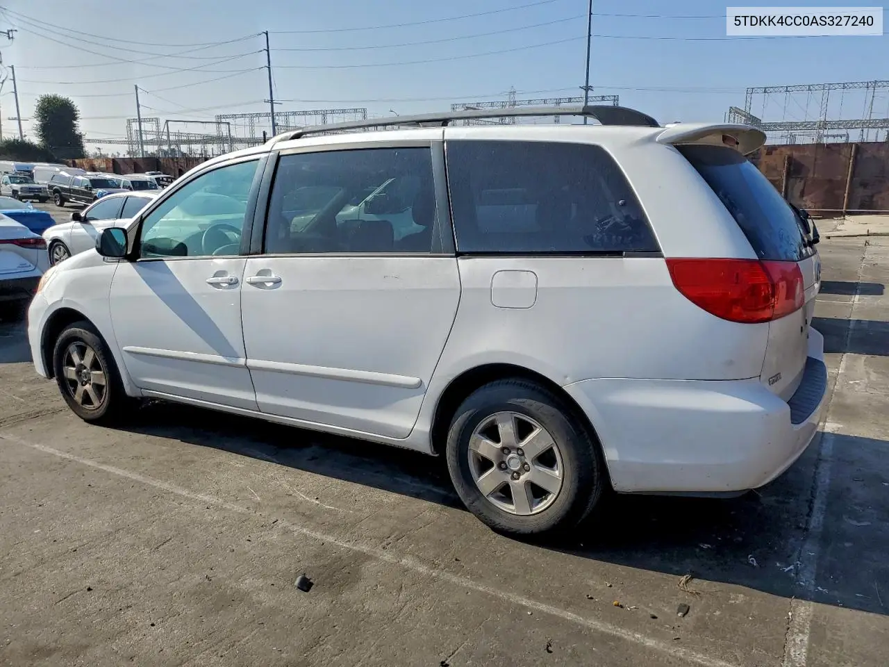 5TDKK4CC0AS327240 2010 Toyota Sienna Ce