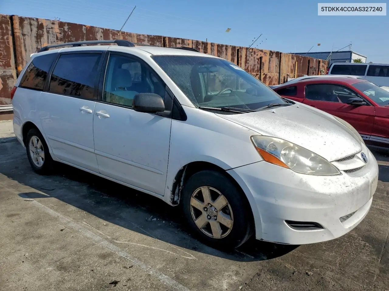 5TDKK4CC0AS327240 2010 Toyota Sienna Ce