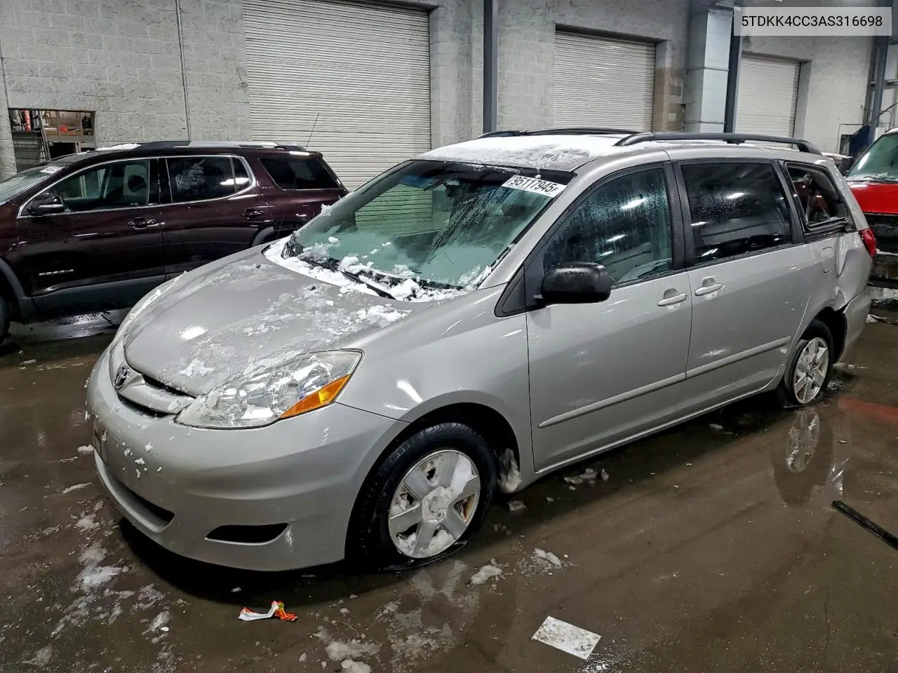5TDKK4CC3AS316698 2010 Toyota Sienna Ce