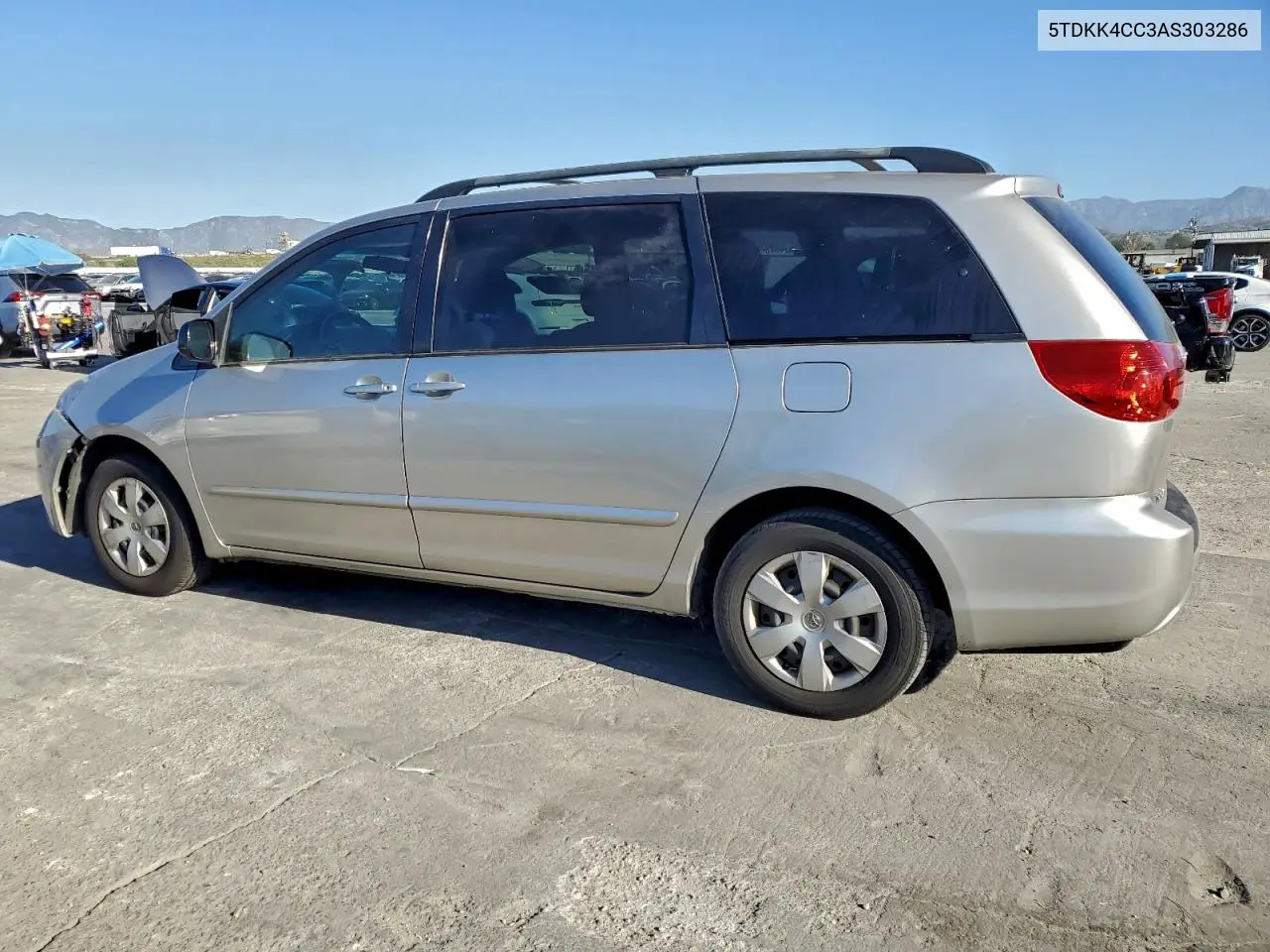 5TDKK4CC3AS303286 2010 Toyota Sienna Ce