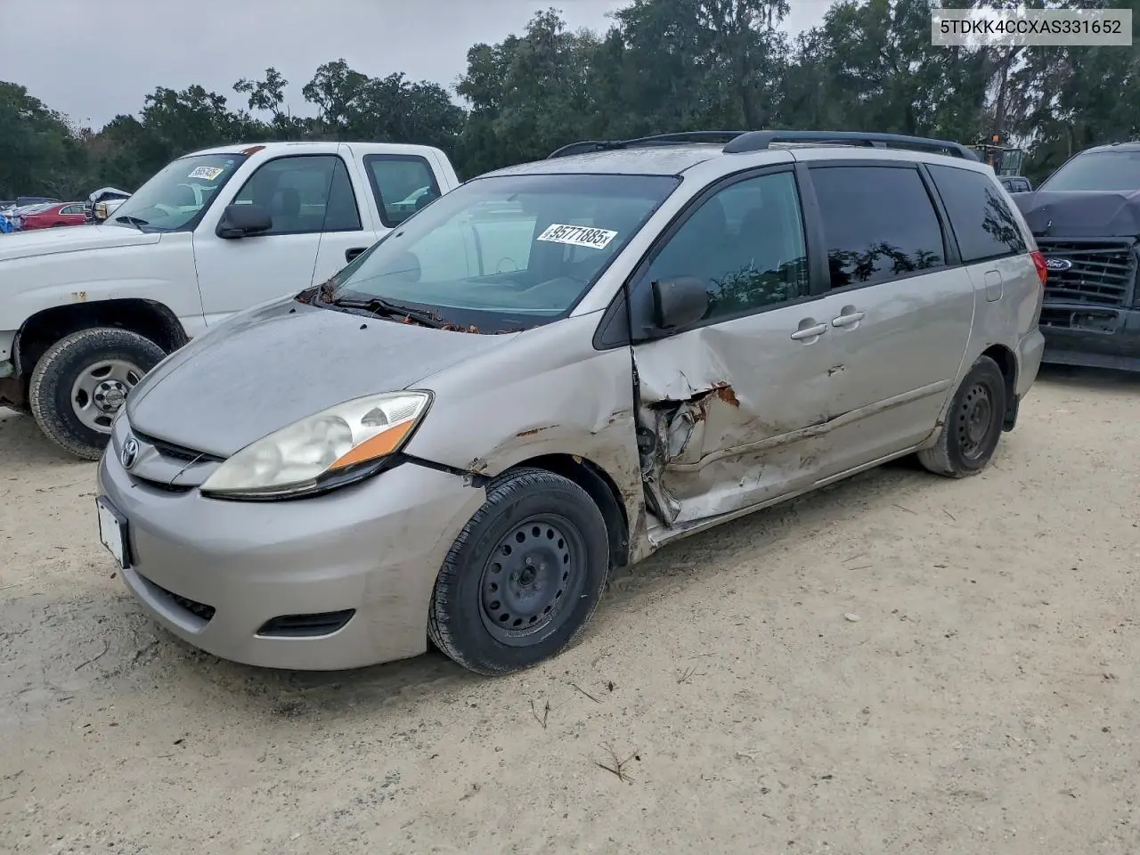 5TDKK4CCXAS331652 2010 Toyota Sienna Ce