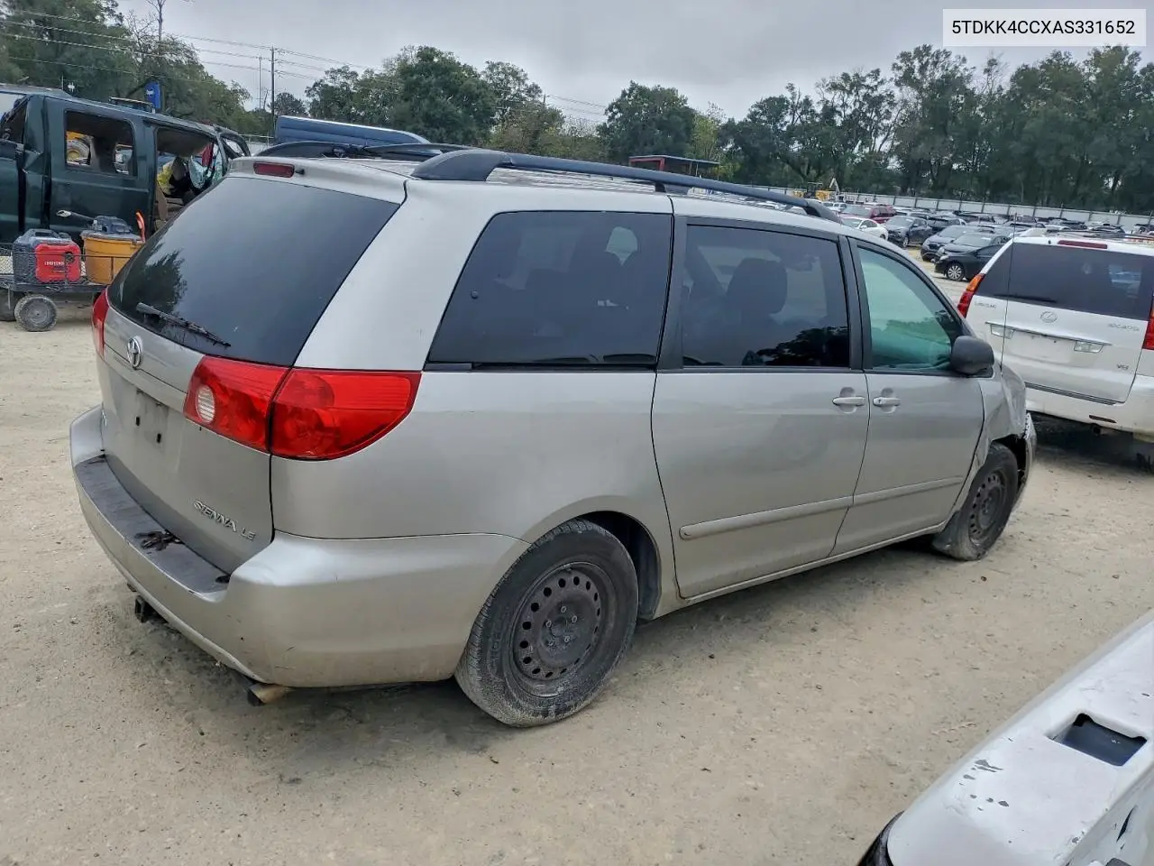 5TDKK4CCXAS331652 2010 Toyota Sienna Ce