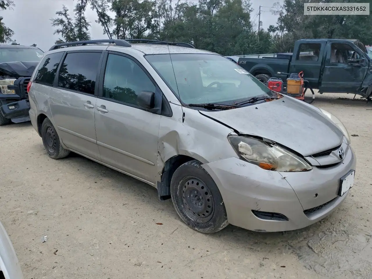 5TDKK4CCXAS331652 2010 Toyota Sienna Ce