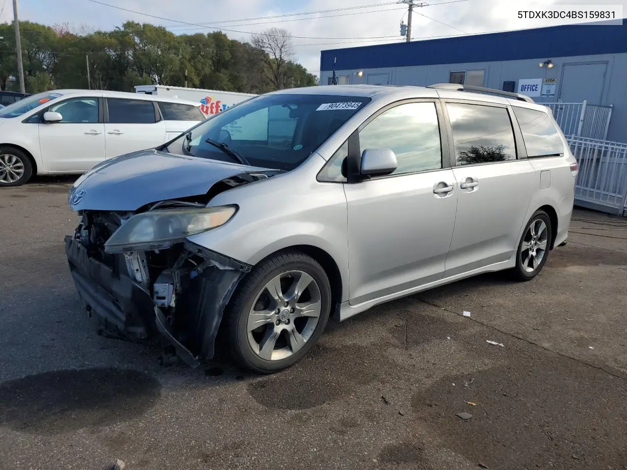 5TDXK3DC4BS159831 2011 Toyota Sienna Sport