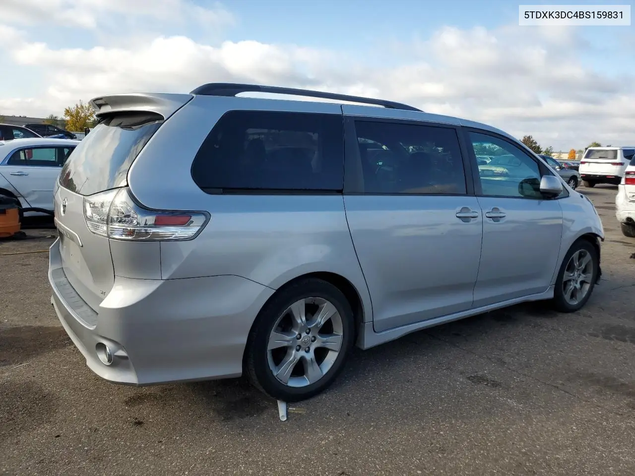 5TDXK3DC4BS159831 2011 Toyota Sienna Sport