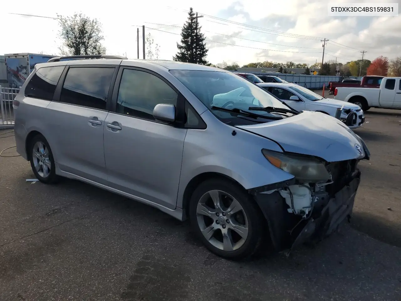 5TDXK3DC4BS159831 2011 Toyota Sienna Sport