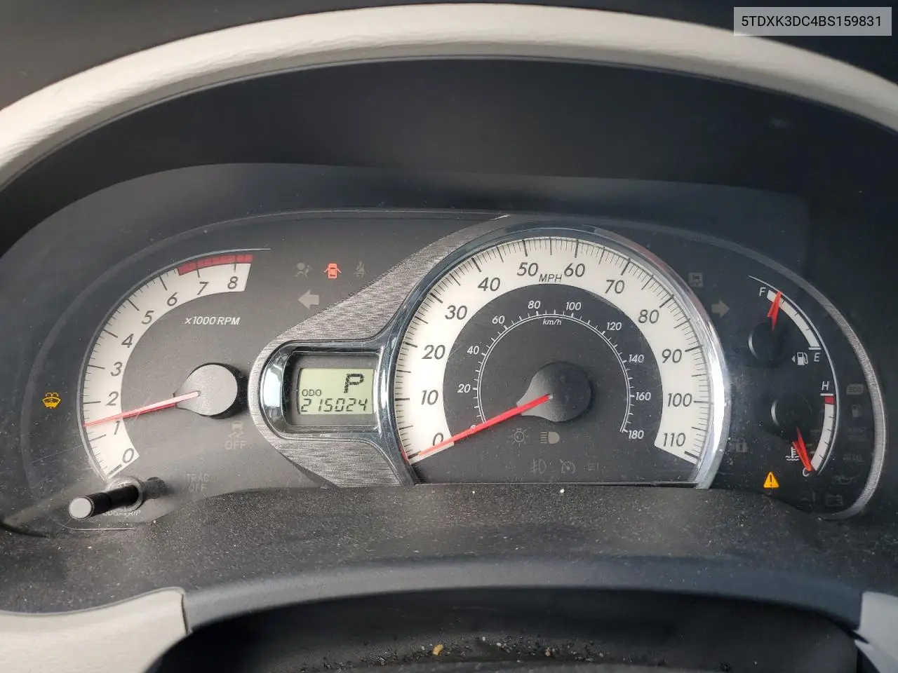 5TDXK3DC4BS159831 2011 Toyota Sienna Sport