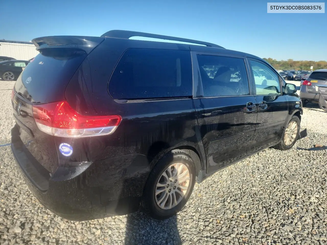 5TDYK3DC0BS083576 2011 Toyota Sienna Xle
