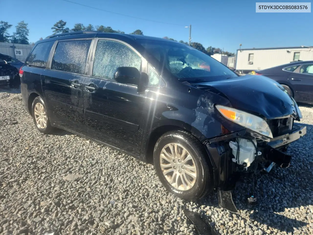 5TDYK3DC0BS083576 2011 Toyota Sienna Xle