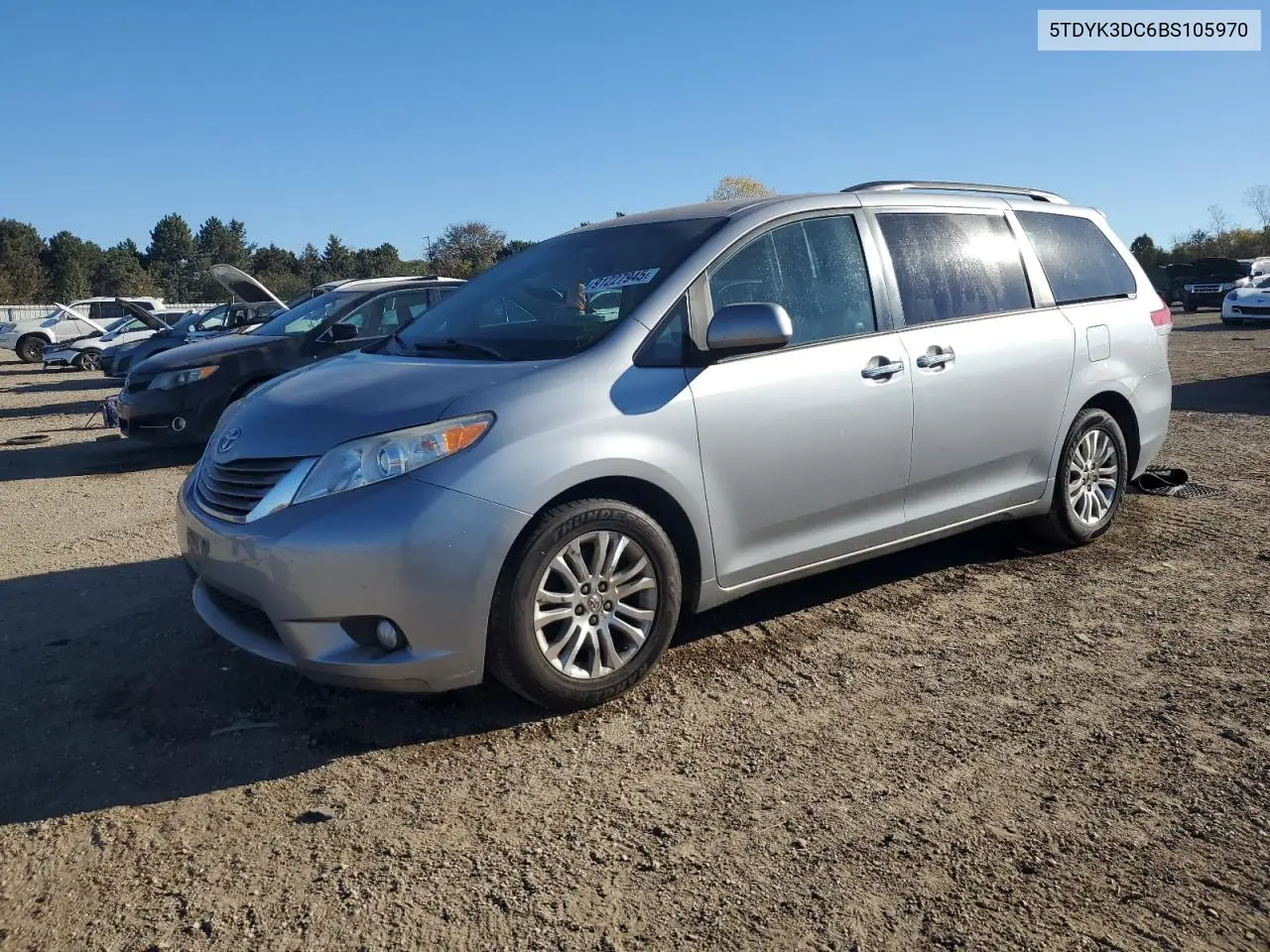 5TDYK3DC6BS105970 2011 Toyota Sienna Xle