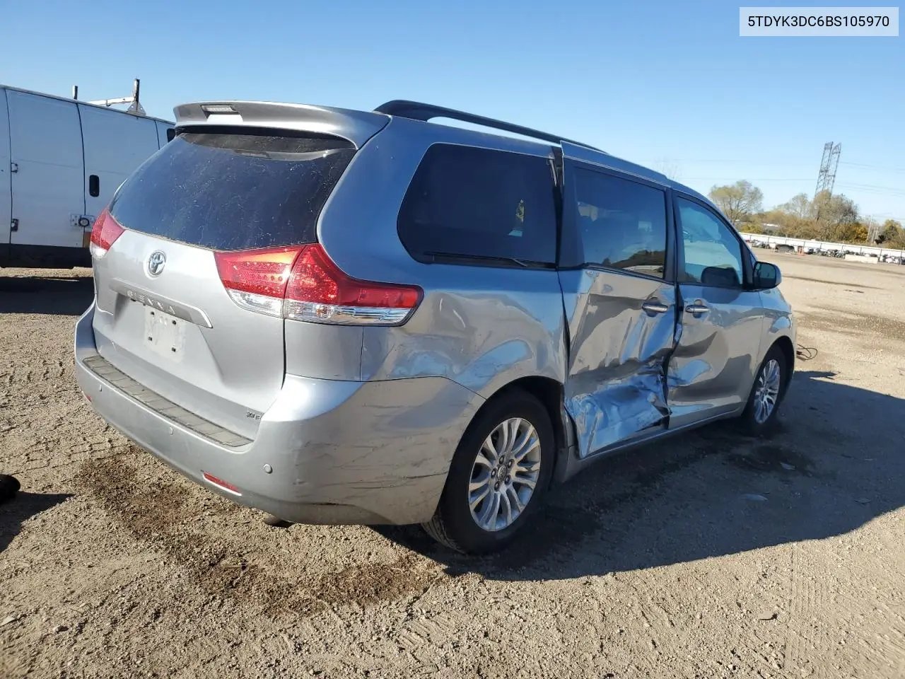 5TDYK3DC6BS105970 2011 Toyota Sienna Xle