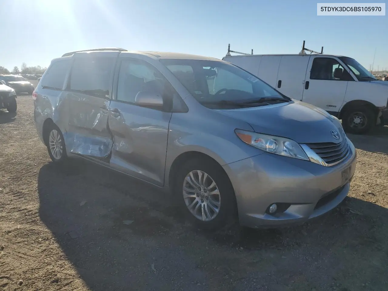 5TDYK3DC6BS105970 2011 Toyota Sienna Xle