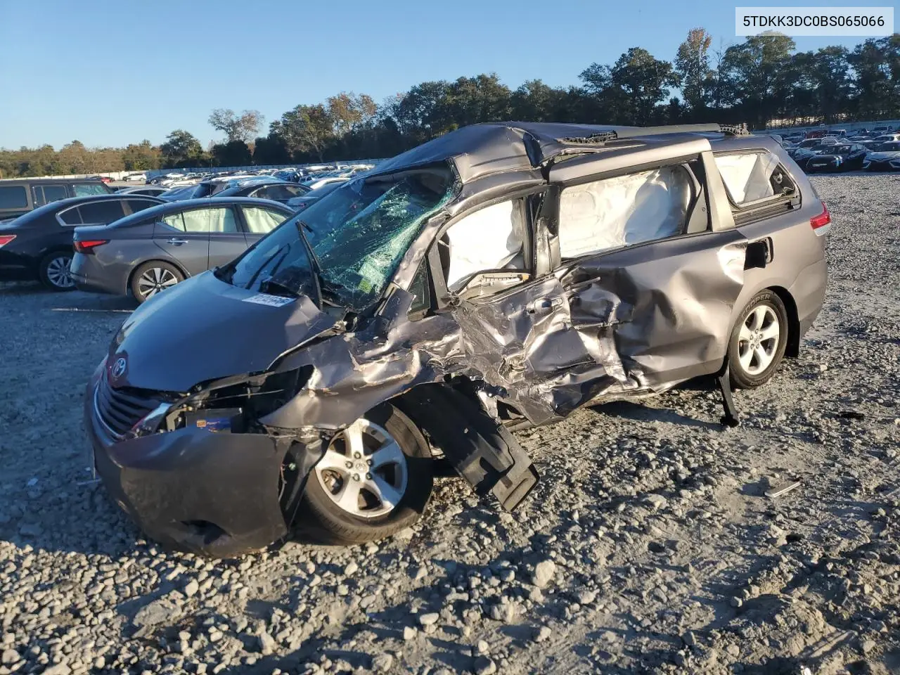 5TDKK3DC0BS065066 2011 Toyota Sienna Le