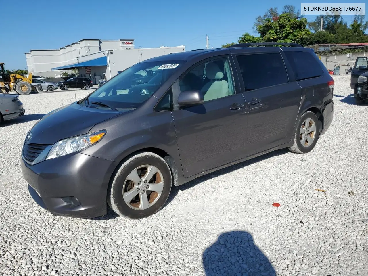 5TDKK3DC5BS175577 2011 Toyota Sienna Le