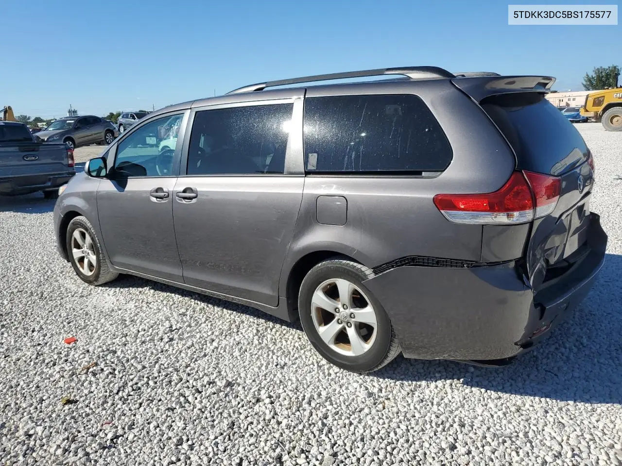 5TDKK3DC5BS175577 2011 Toyota Sienna Le