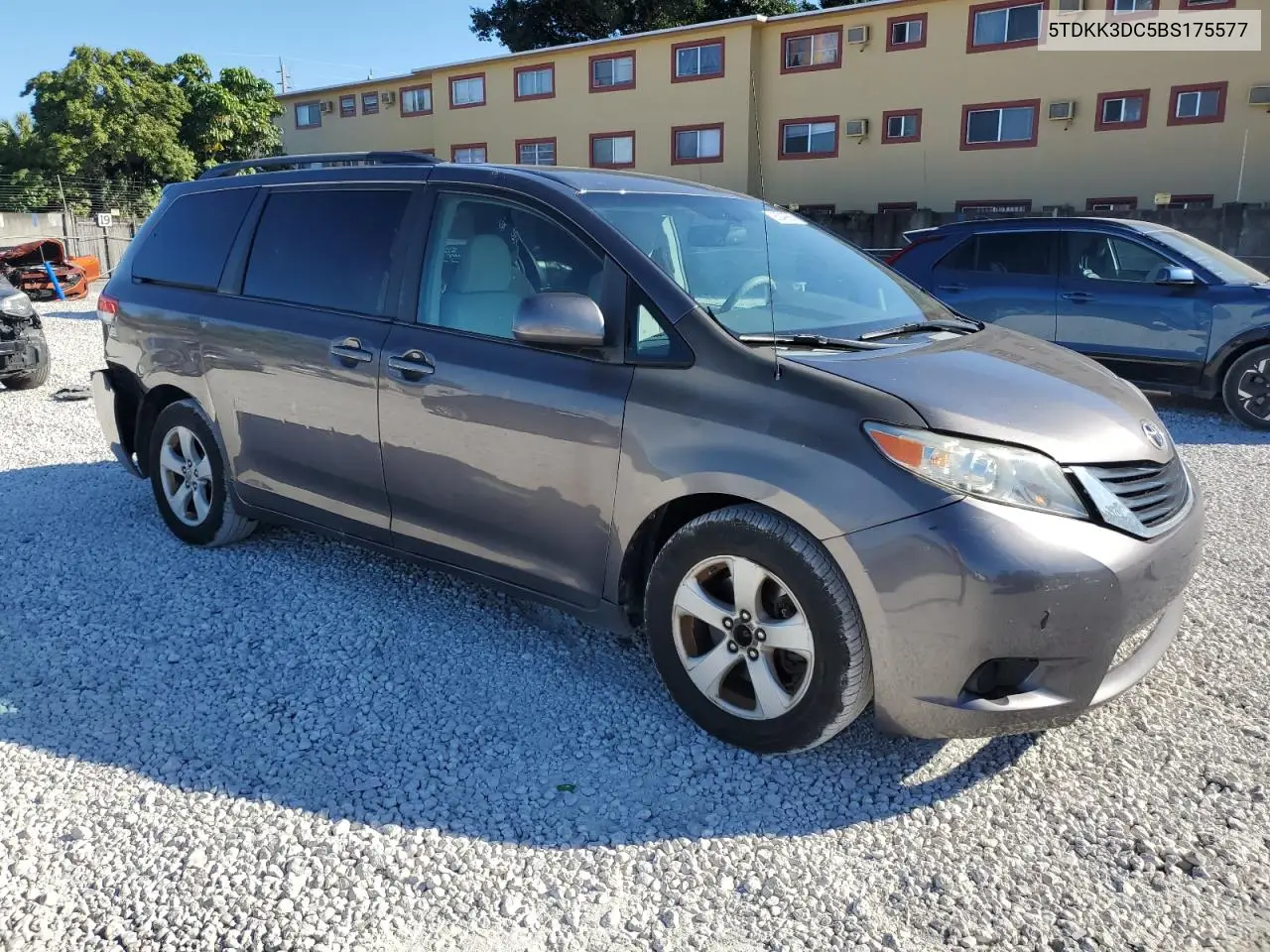5TDKK3DC5BS175577 2011 Toyota Sienna Le
