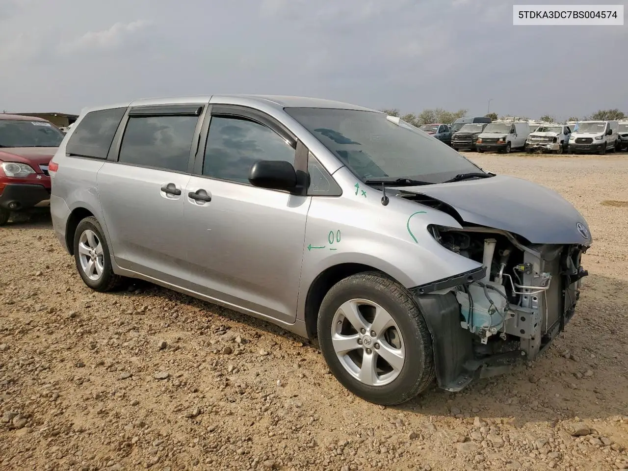 5TDKA3DC7BS004574 2011 Toyota Sienna Base