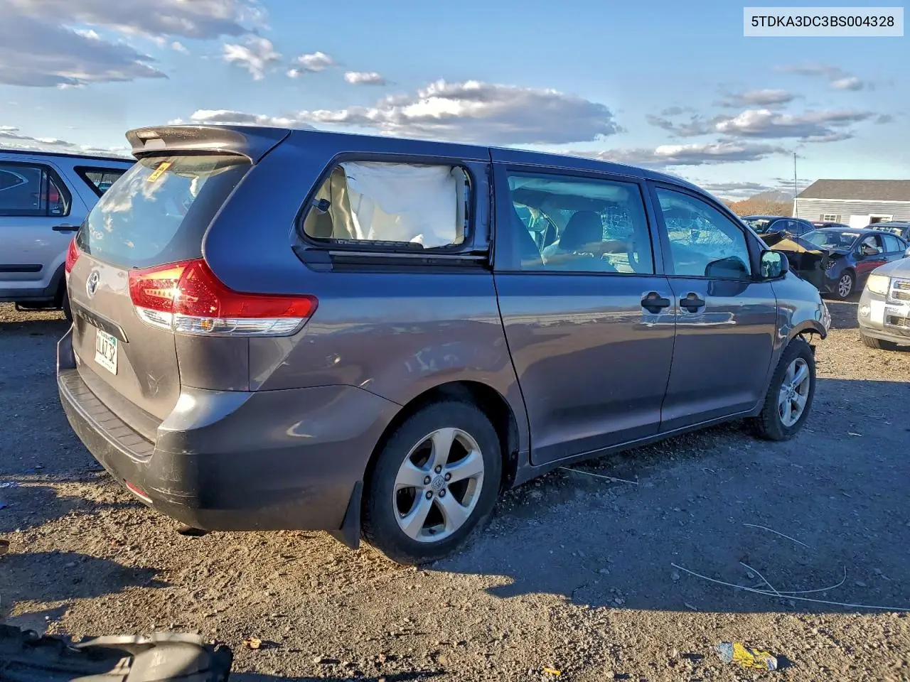 5TDKA3DC3BS004328 2011 Toyota Sienna Base
