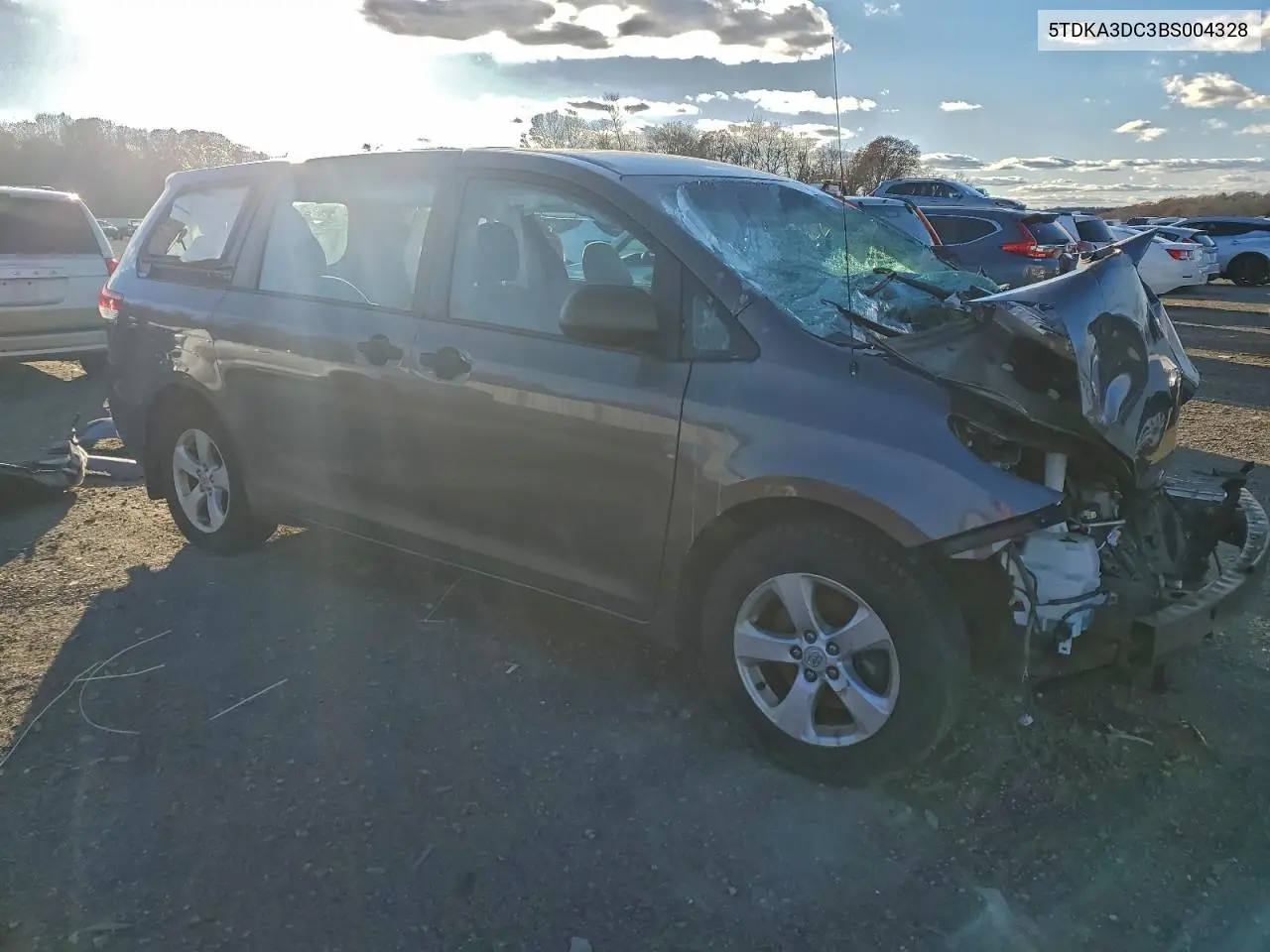 5TDKA3DC3BS004328 2011 Toyota Sienna Base