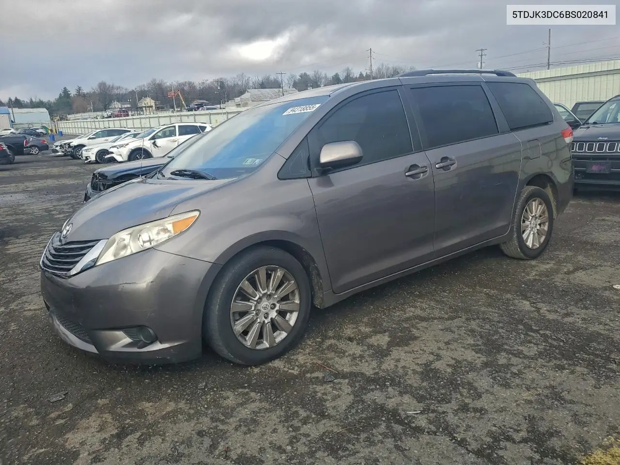 5TDJK3DC6BS020841 2011 Toyota Sienna Le