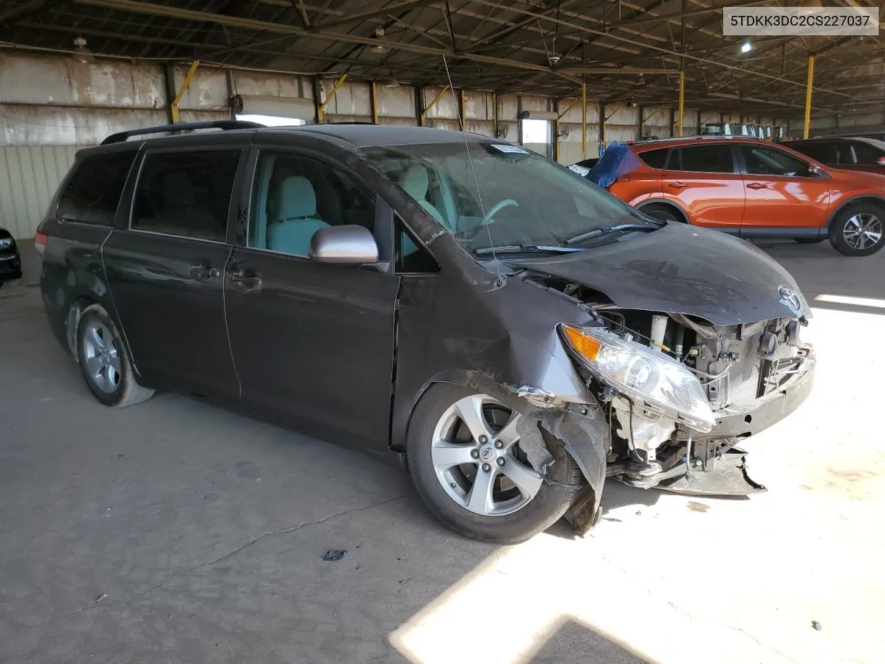 5TDKK3DC2CS227037 2012 Toyota Sienna Le