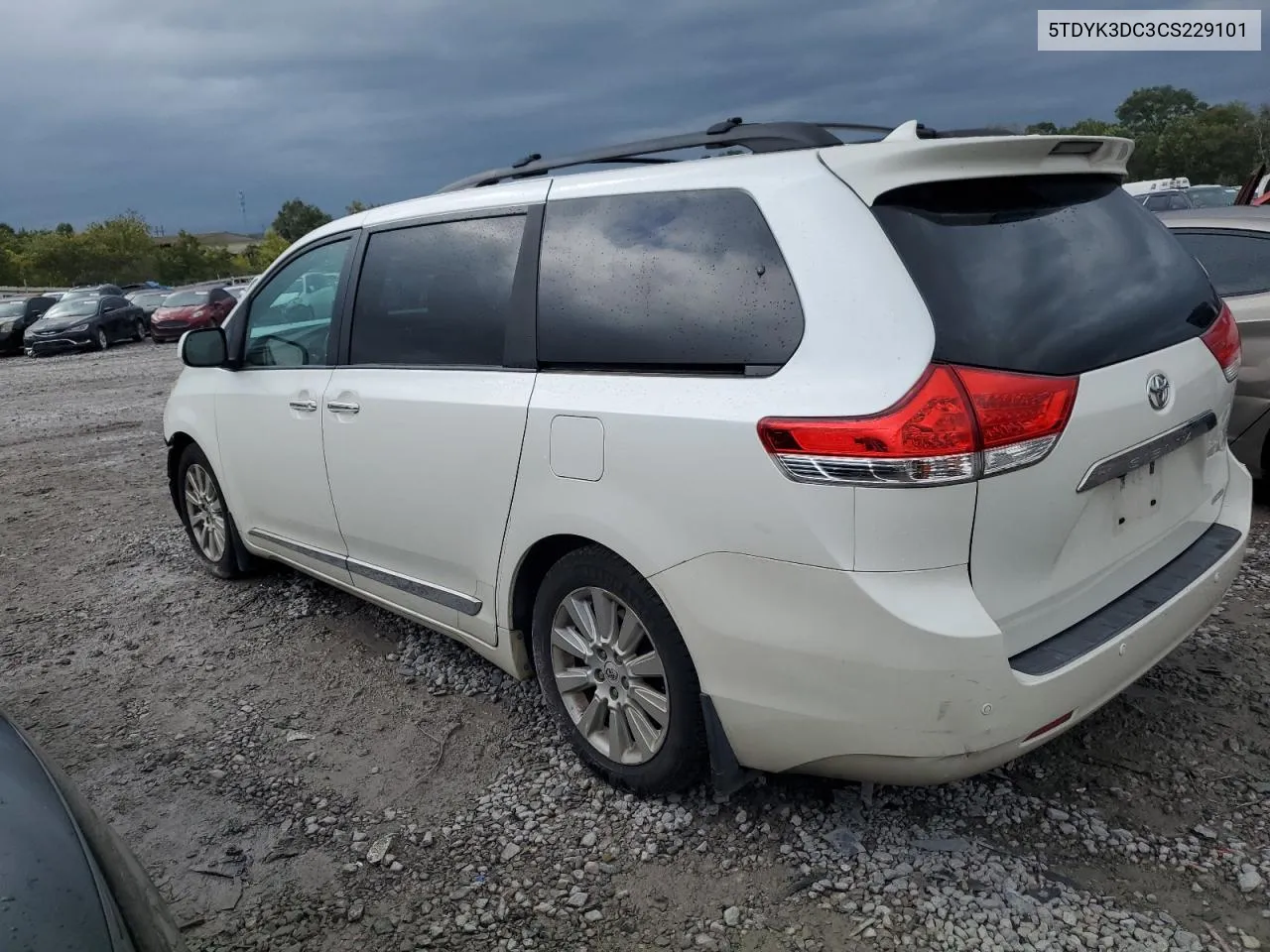 5TDYK3DC3CS229101 2012 Toyota Sienna Xle