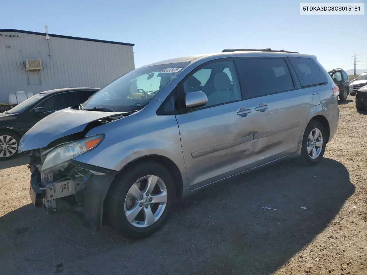 5TDKA3DC8CS015181 2012 Toyota Sienna Base