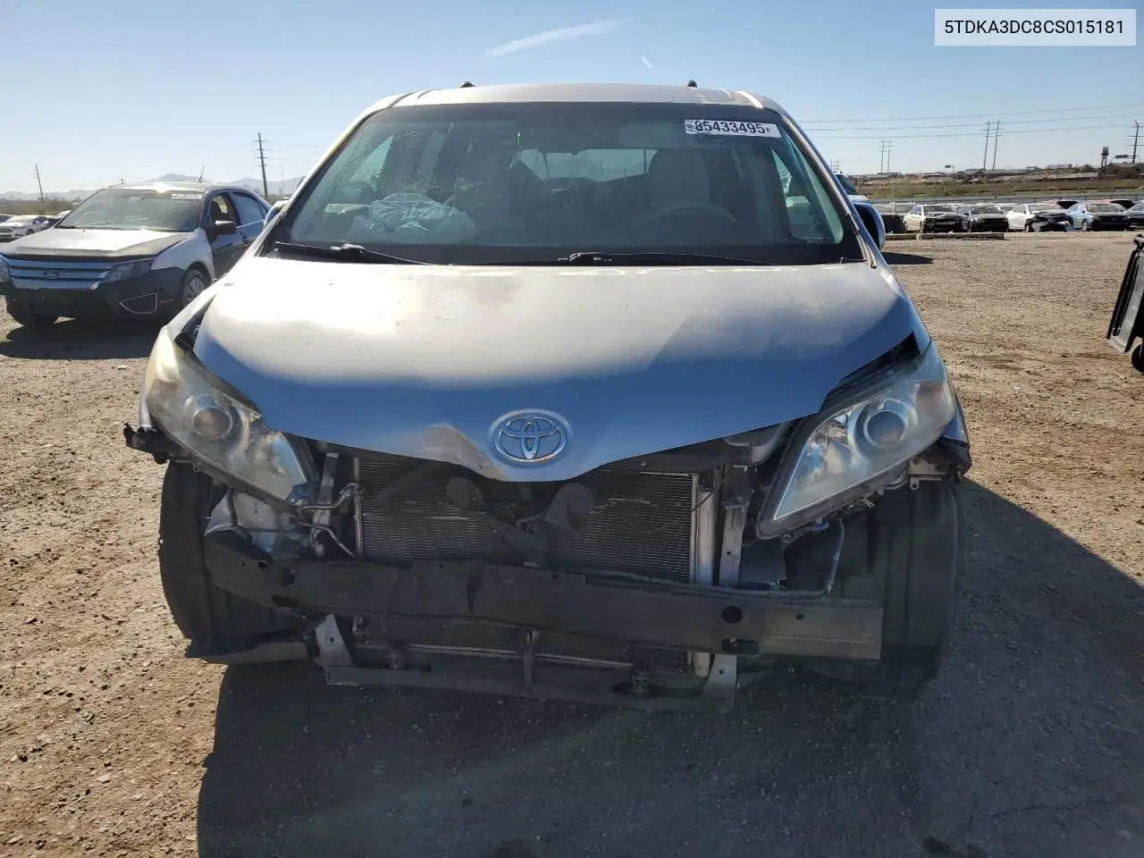 5TDKA3DC8CS015181 2012 Toyota Sienna Base