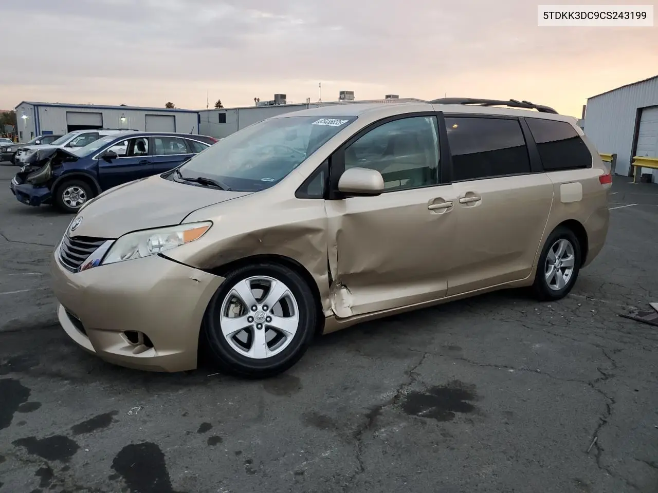 5TDKK3DC9CS243199 2012 Toyota Sienna Le