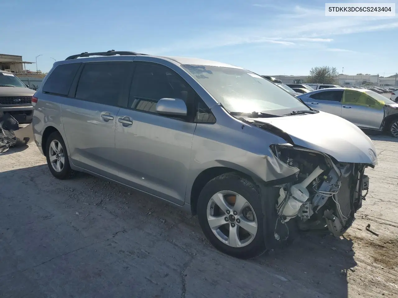 5TDKK3DC6CS243404 2012 Toyota Sienna Le