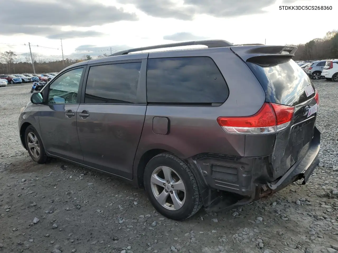 5TDKK3DC5CS268360 2012 Toyota Sienna Le