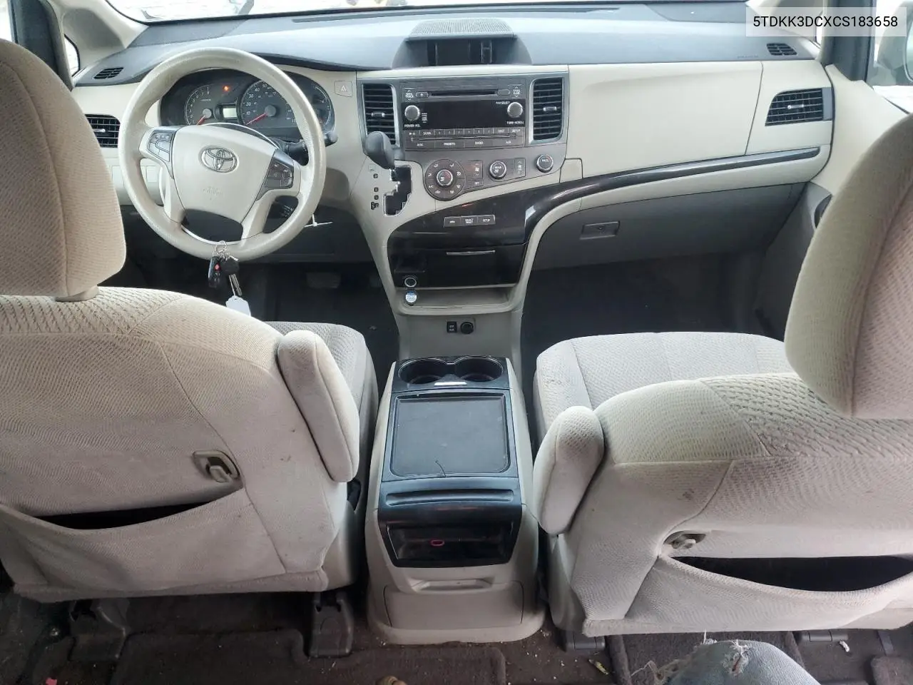5TDKK3DCXCS183658 2012 Toyota Sienna Le