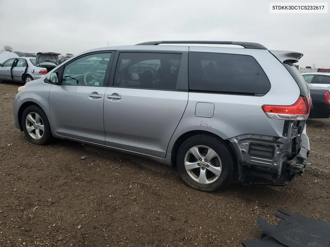 5TDKK3DC1CS232617 2012 Toyota Sienna Le