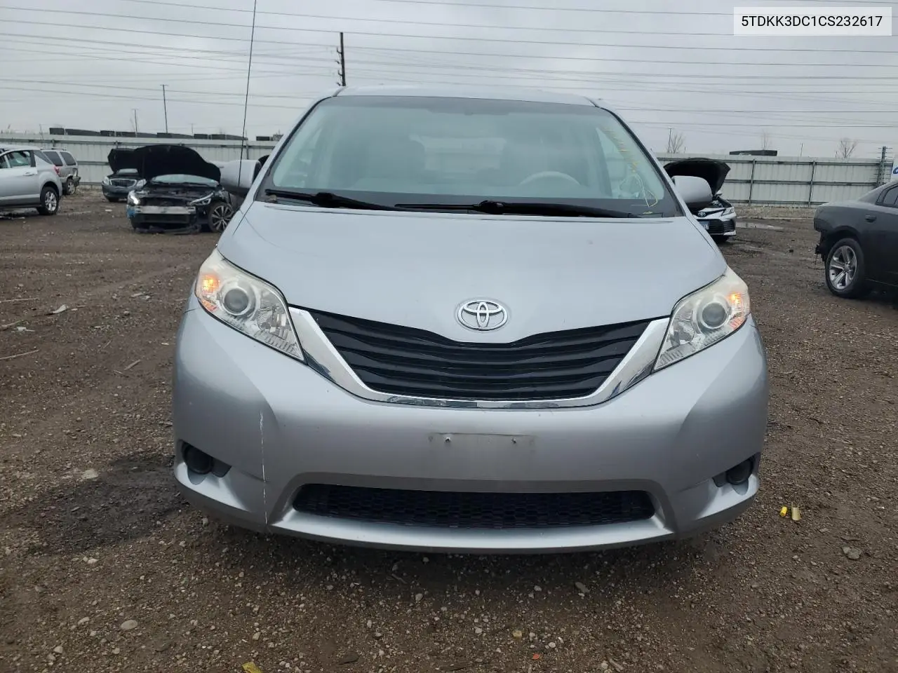 5TDKK3DC1CS232617 2012 Toyota Sienna Le