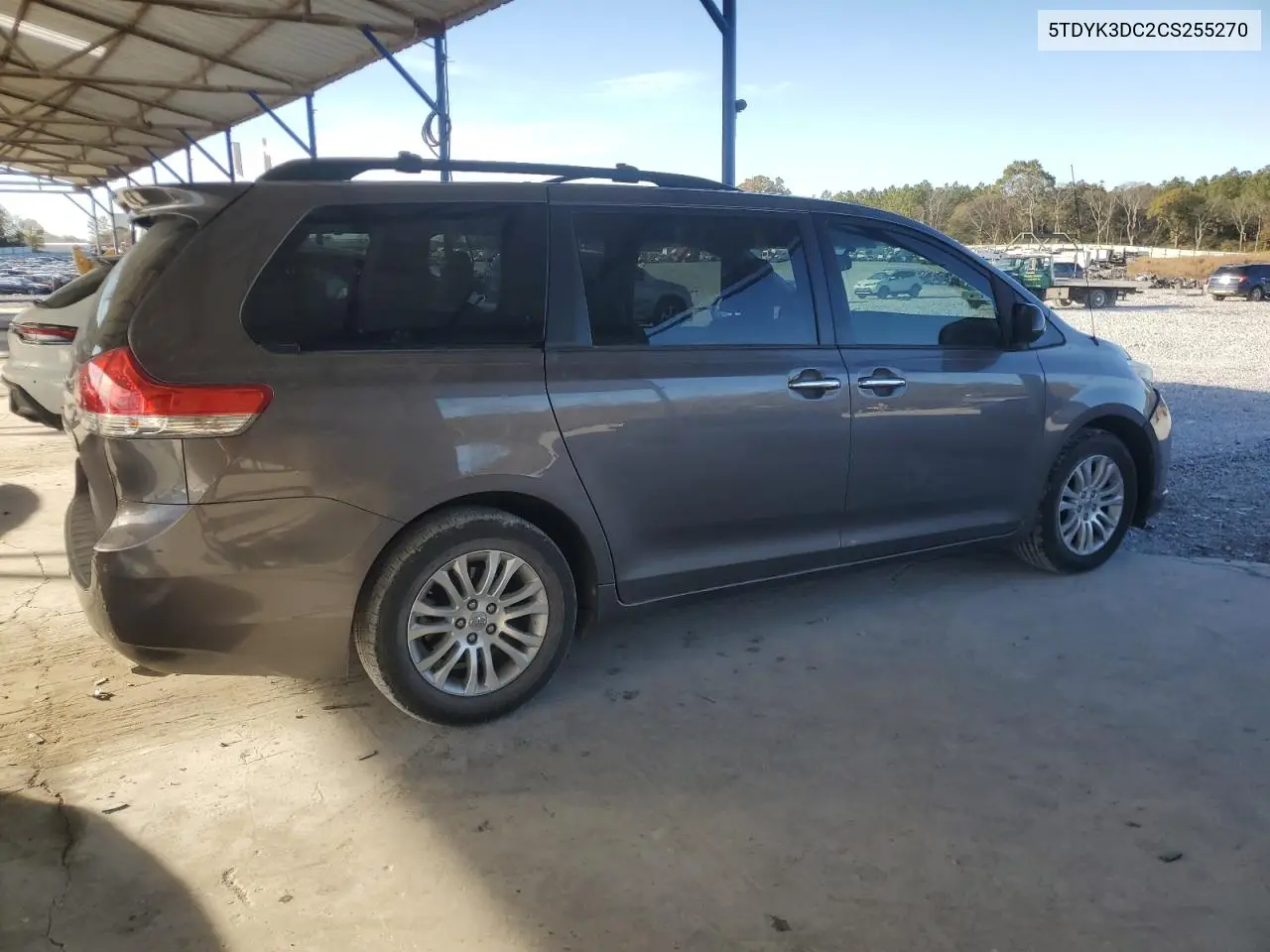 5TDYK3DC2CS255270 2012 Toyota Sienna Xle