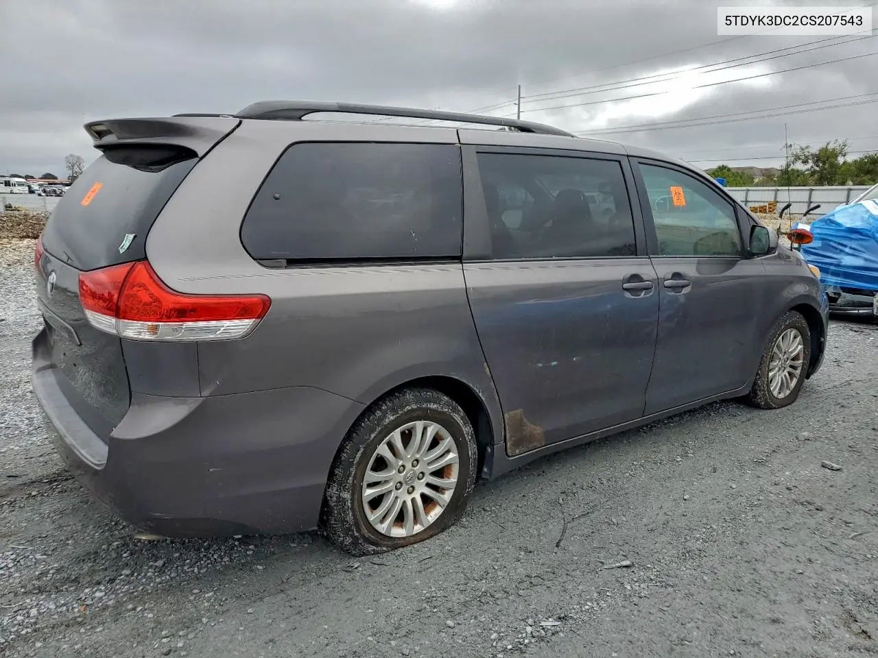 5TDYK3DC2CS207543 2012 Toyota Sienna Xle