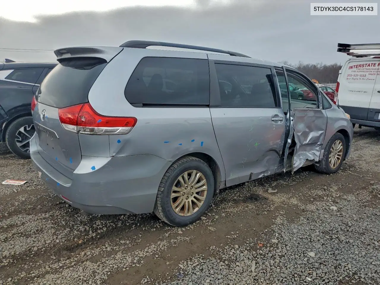 5TDYK3DC4CS178143 2012 Toyota Sienna Xle