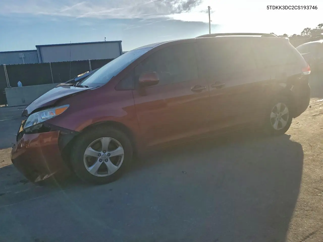 5TDKK3DC2CS193746 2012 Toyota Sienna Le
