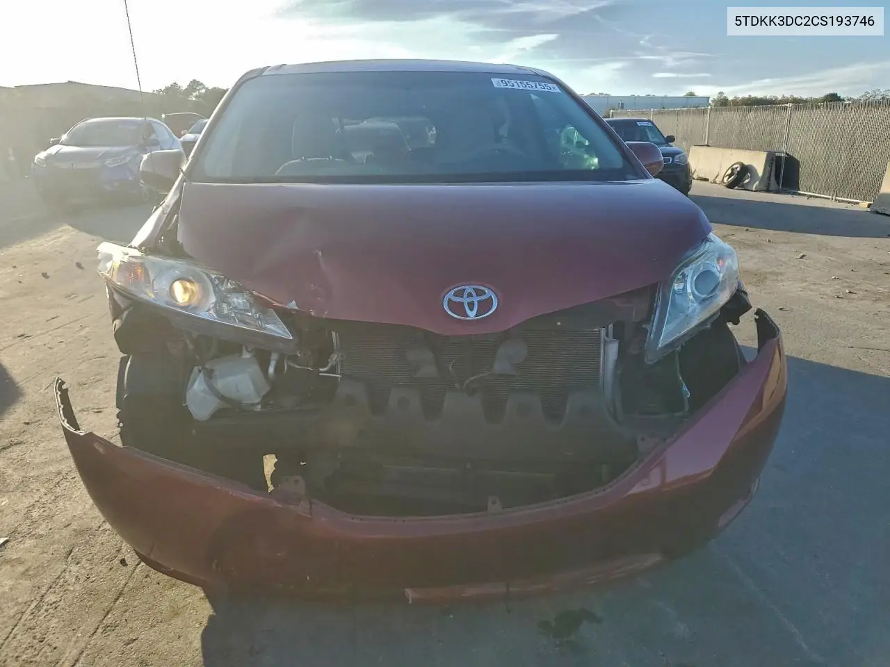 5TDKK3DC2CS193746 2012 Toyota Sienna Le