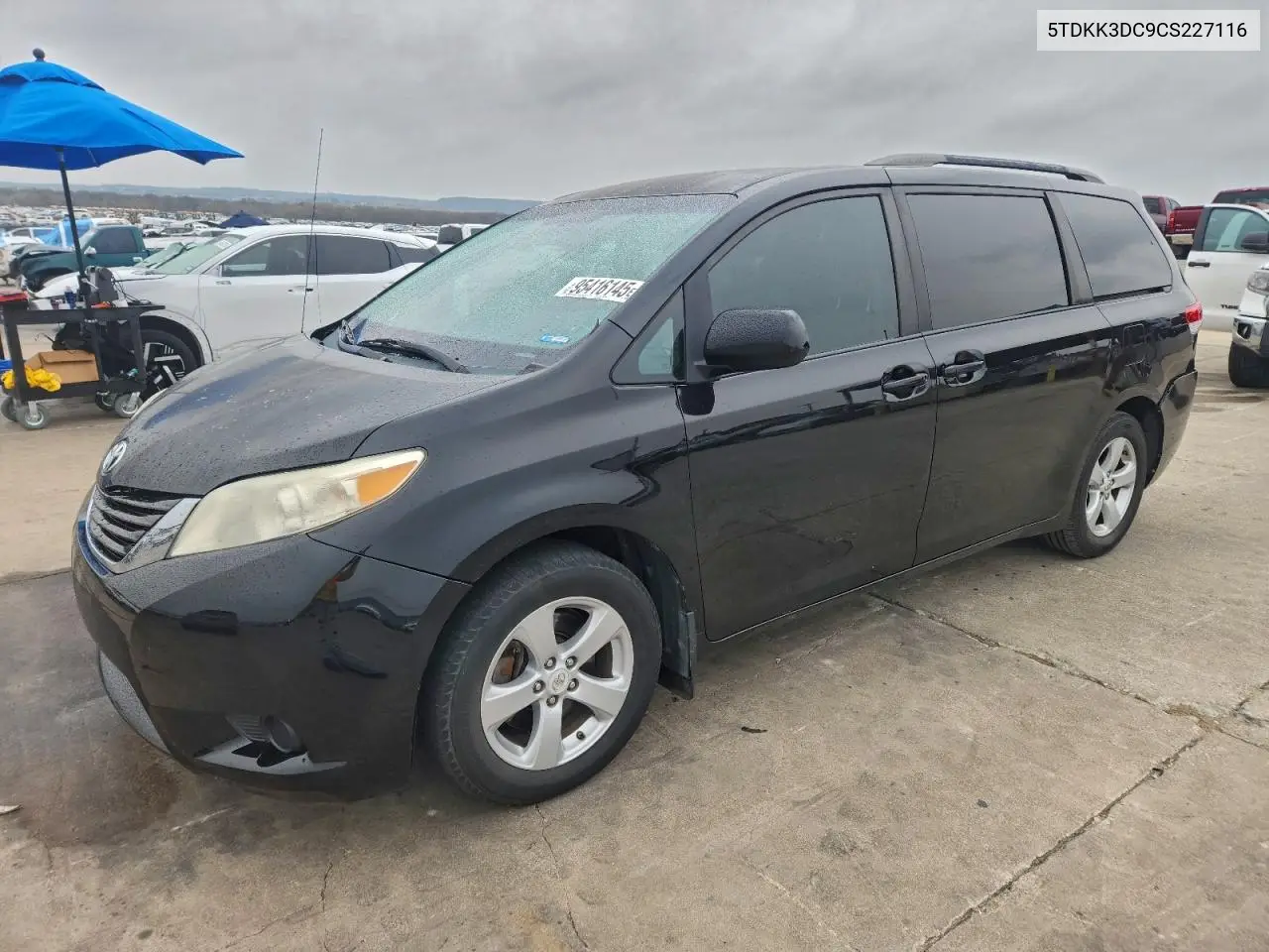 5TDKK3DC9CS227116 2012 Toyota Sienna Le